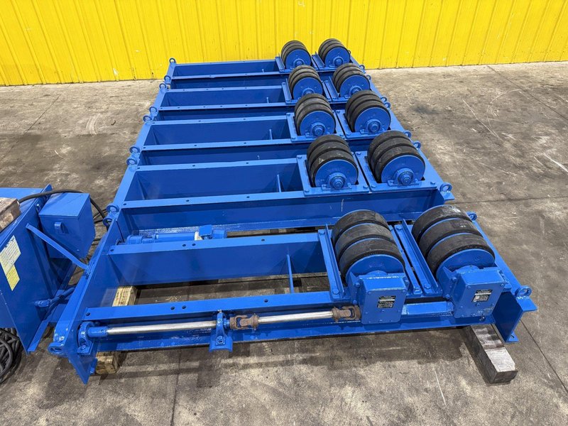 40 TON (80,000 LBS) ARONSON POWERED TANK TURNING ROLLS, 1 DRIVE &amp; 3 IDLERS: YOBRO #26164