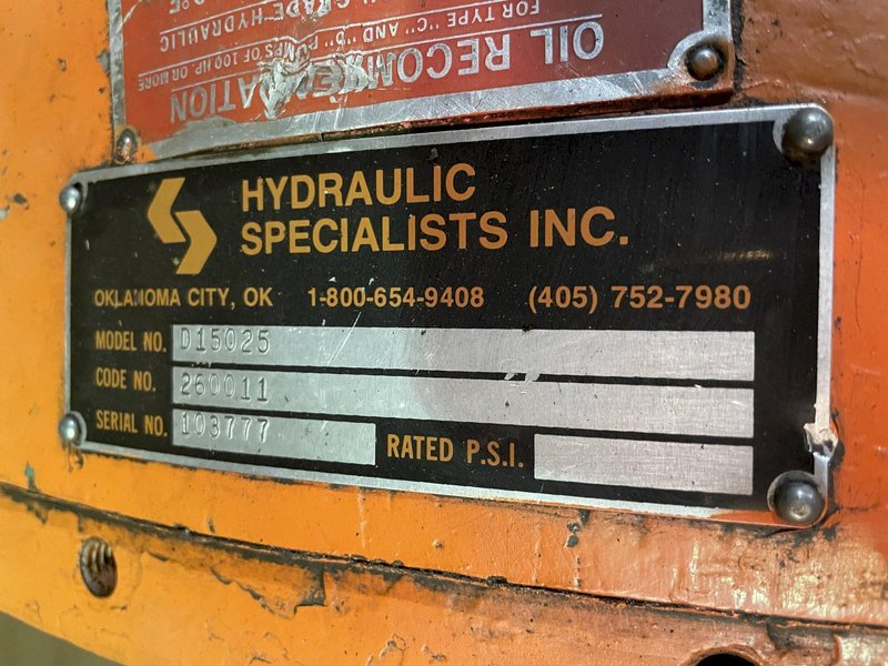 HYDRAULIC SPECIALISTS D15025 MOTOR: STOCK #14246