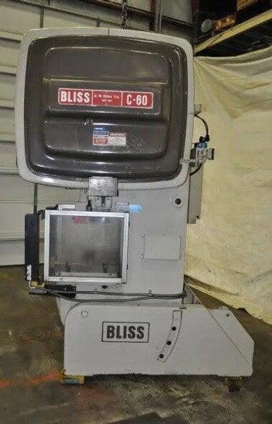 Bliss C-60 Flywheel Type OBI Punch Press (#5370)