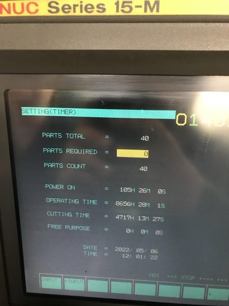 Kitamura Mycenter-500 500mm HMC, 1998 – 10,000RPM, CAT50, Chip Conveyor, High Pressure Coolant, 4th Axis, Coolant Thru Spindle