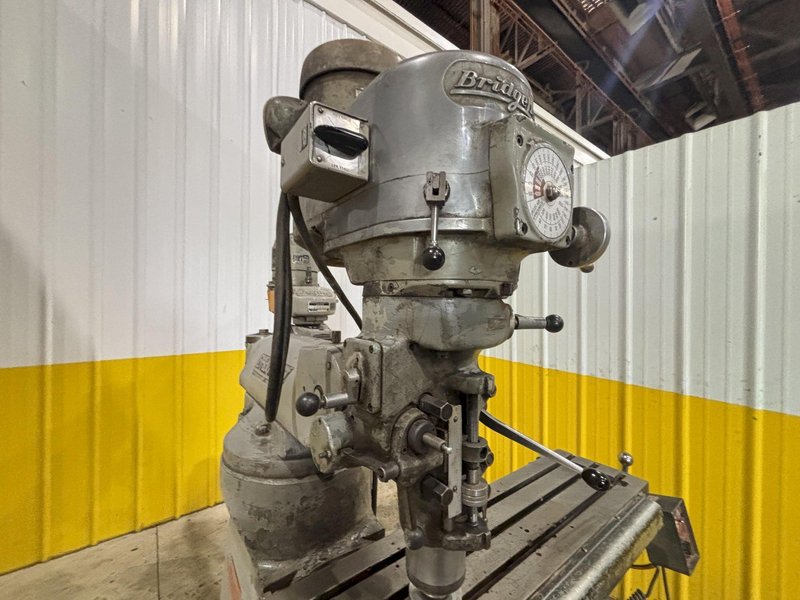 1.5 HP BRIDGEPORT VERTICAL RAM TYPE MILL &amp; CHERRYING HEAD: STOCK #23195