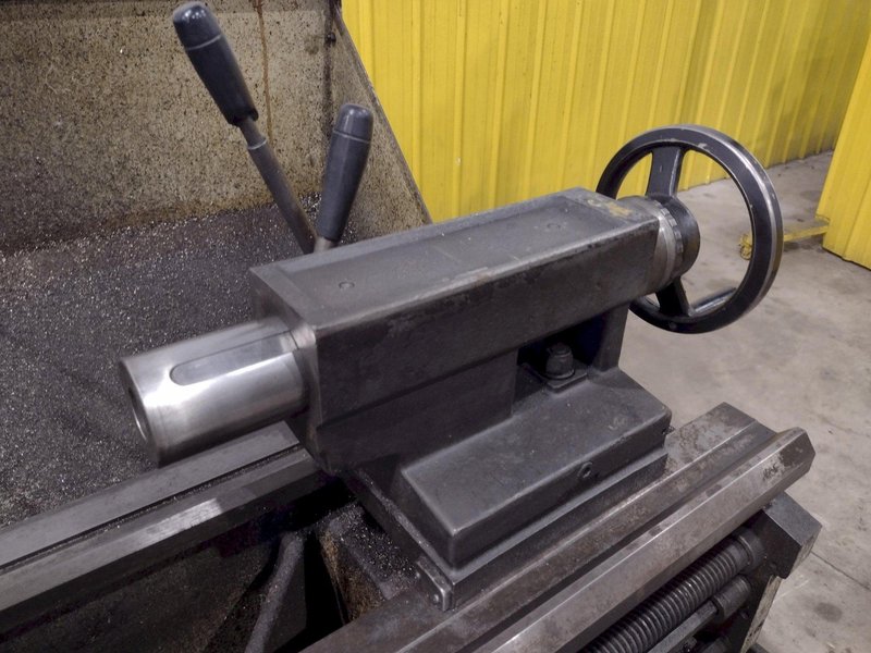 13" X 50" CLAUSING COLCHESTER MODEL #13 ENGINE LATHE 1.65" HOLE: STOCK #23357