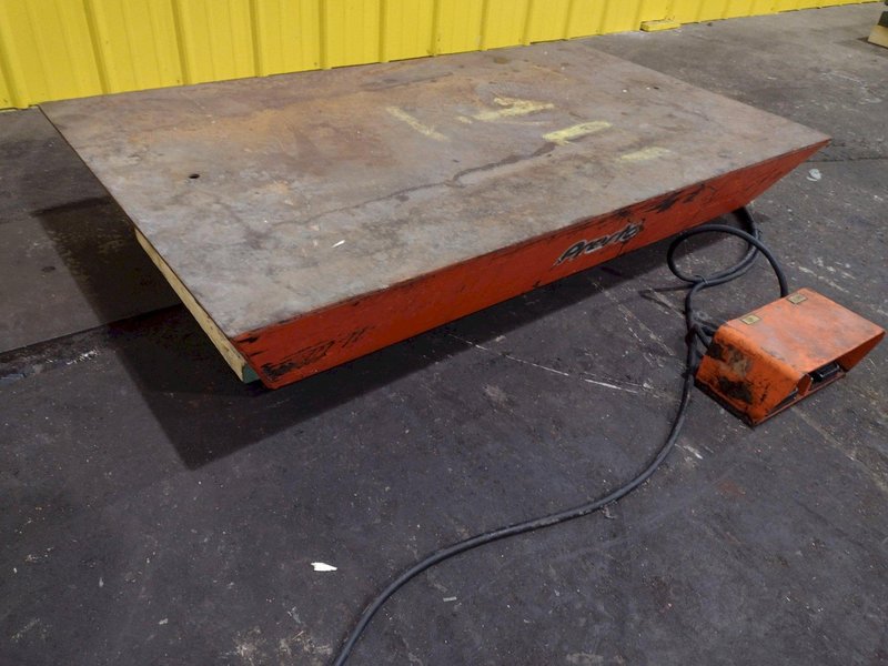 3,000 LBS X 32" X 56"  MODLE #L36-30-MOD PRESTO HYDRAULIC SCISSOR LIFT TABLE, SINGLE PHASE 110V: STOCK #19789