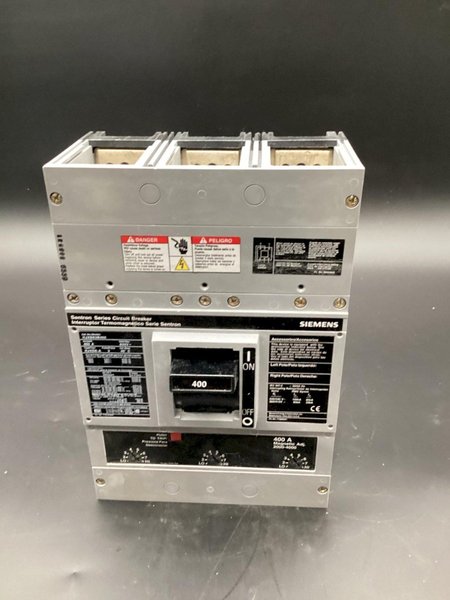 SIEMENS HJXD63B400 600V CIRCUIT BREAKER 400A, 3 Pole USED