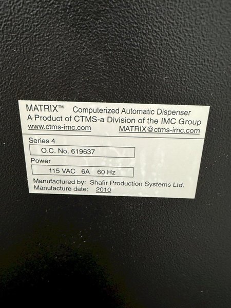 9-DRAWER MATRIX SERIES 4 COMPUTERIZED HARDWARE CABINET. STOCK # 0999924.