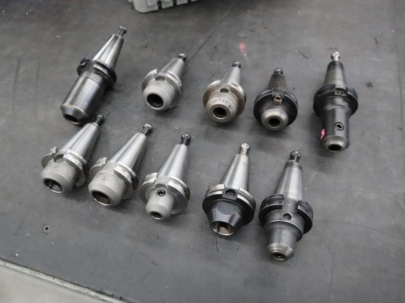 CT40 Taper Tool Holders: (10) End Mill Holders- Auction Item