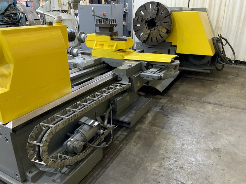 38" X 92" POREBA GAP BED ENGINE LATHE: STOCK #80622