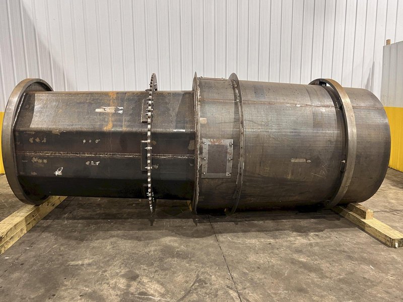 48" X 3-STAGE RANSOHOFF ROTARY DRUM BATCH AUTOMATIC PARTS DEBURR &amp; WASHER SYSTEM, NEW 2013: YOBRO #24300
