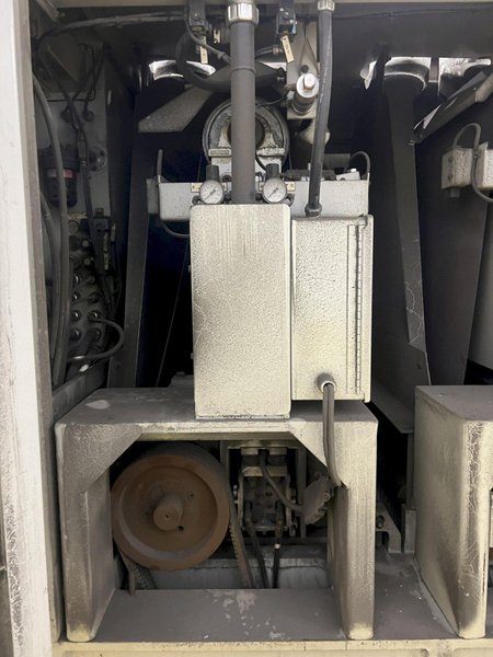 52"  X 40 HP TIMESAVER MODEL #252-301C 3 HEAD BELT GRINDER SANDER, 1997: STOCK #20032