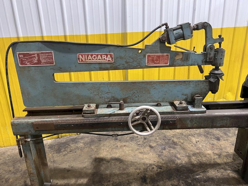 60" X 10 GAUGE NIAGARA MODEL #31-ARC MECHANICAL CIRCLE SHEAR : STOCK #19317