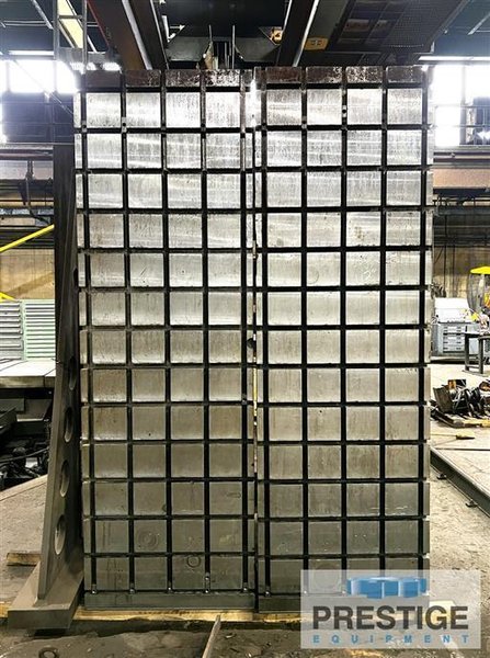 (2) 112" x 35.75" x 36.75" Heavy Duty Cast Angle Plates
