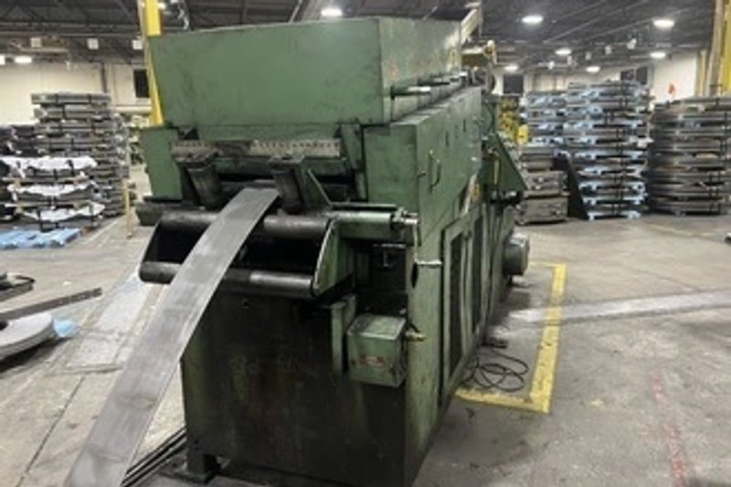 DALLAS 10,000 LB X 24" WIDE X .250" THICK COIL CRADLE STRAIGHTENER, STOC...