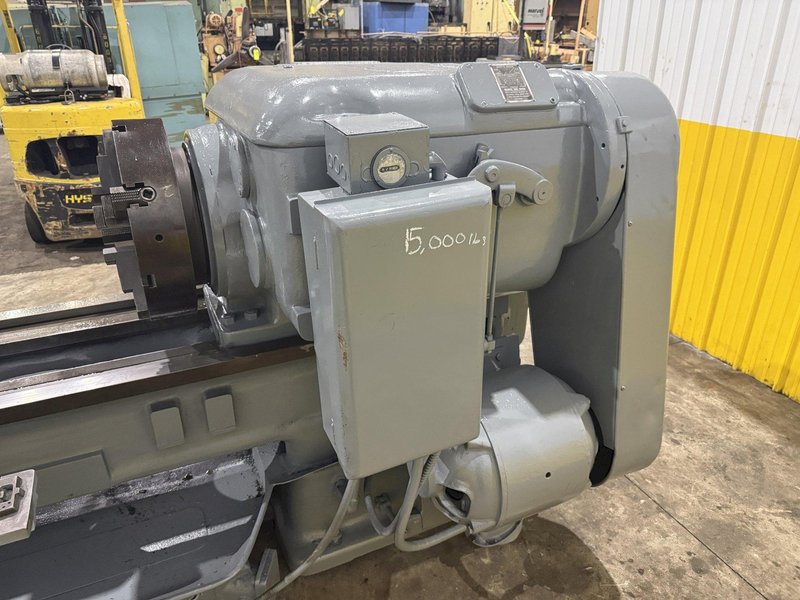 28" X 144" LODGE &amp; SHIPLEY 8-7/8" HOLLOW SPINDLE ENGINE LATHE 8-7/8" HOLE: STOCK #24032