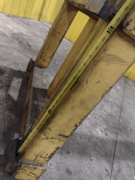 7,000 LBS (3.5 TON) X 70" X 63" MODEL FC JS-70 CALDWELL FORKLIFT CLIP-ON BOOM: STOCK #23563