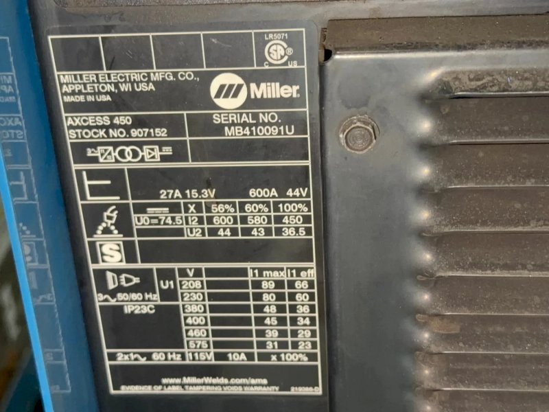 Miller  450 A Welder  - Axcess 450