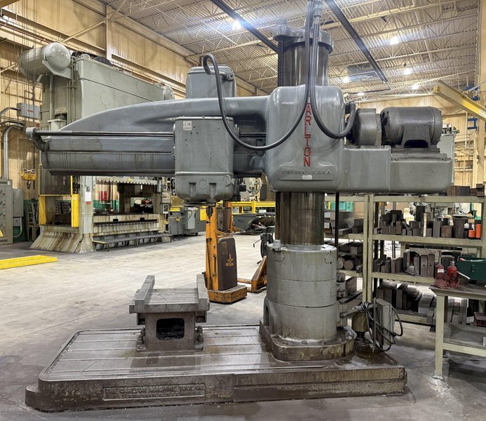 6' X 17" CARLTON MODEL 4A RADIAL DRILL: YOBRO #26415