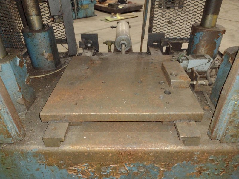 25 TON TISHKEN 4-POST CUTOFF PRESS, 2.5" STROKE: STOCK #19251
