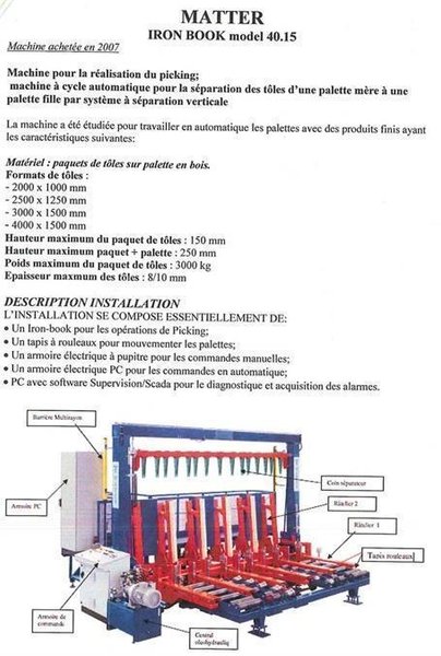 Matter - Iron Book 4015 CNC Sheethandling