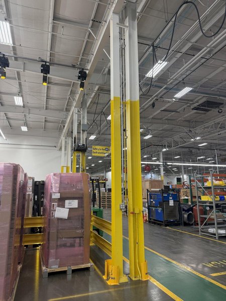 10 TON x 35' WIDE X 180' LONG BREHOB SHAW BOX TOP RUNNING BRIDGE CRANE SYSTEM : YOBRO 25774