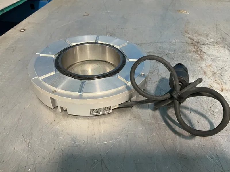 Heidenhain 8” Outer Diameter / 4” Bore Rotary Angle Encoder - Rcn 729 32768 03s17-7v