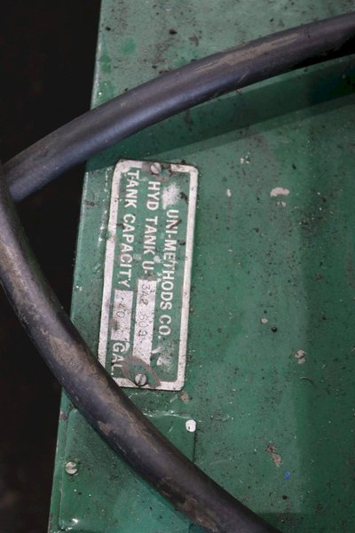 90 TON ROCKFORD #791 HYDRAULIC C FRAME WEBB PUNCH: STOCK # 63726