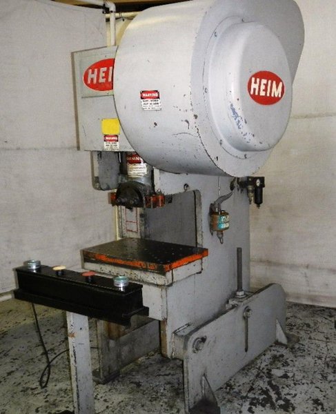 32 TON HEIM FLYWHEEL TYPE OBI PRESS MODEL #3