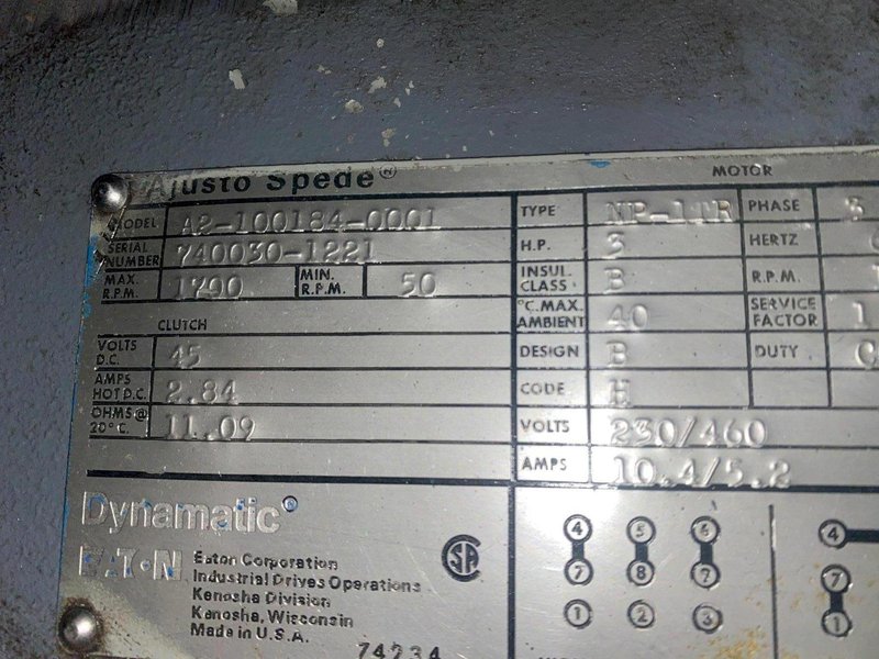 12" X .125" LITTELL 5 ROLL MODEL #412-5PD POWERED STRAIGHTENER: STOCK #19802