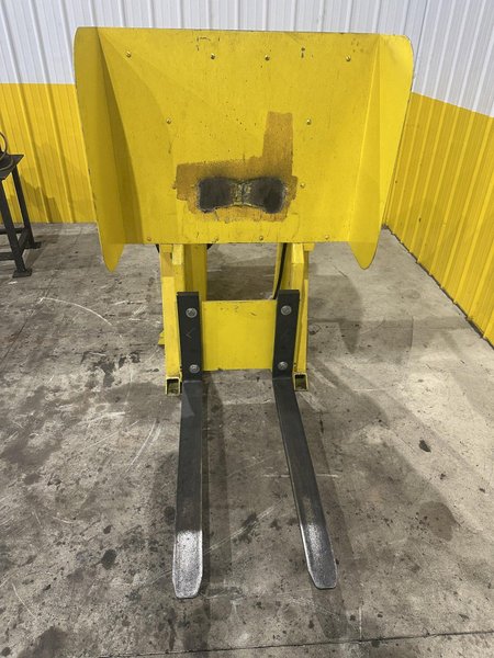 48" HYDRAULIC PALLET INVERTER / FLIPPER / UPENDER MACHINE: STOCK #22798