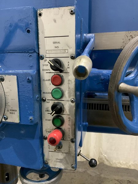5' X 11" GIDDINGS &amp; LEWIS CHIPMASTER RADIAL ARM DRILL: STOCK #80789