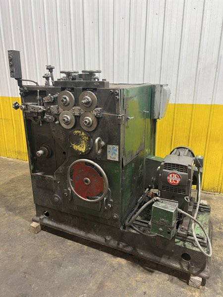 .148" X 2.75" TORRINGTON MODEL #W12A WIRE SPRING COILER / COIL MAKING MACHINE: STOCK #18806