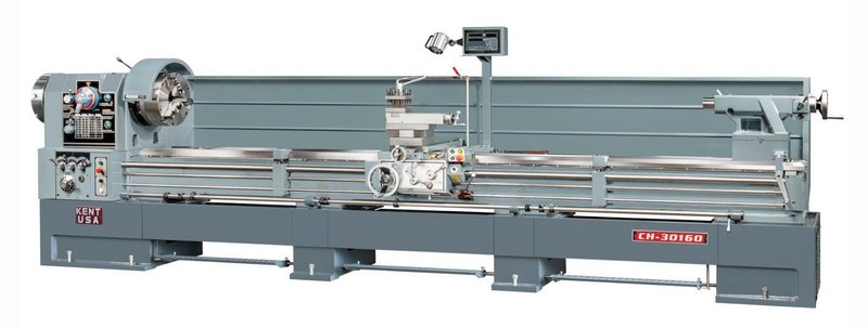 NEW - 30" x 90"/120"/160" KENT USA MODEL CH-30 PRECISION ENGINE LATHE
