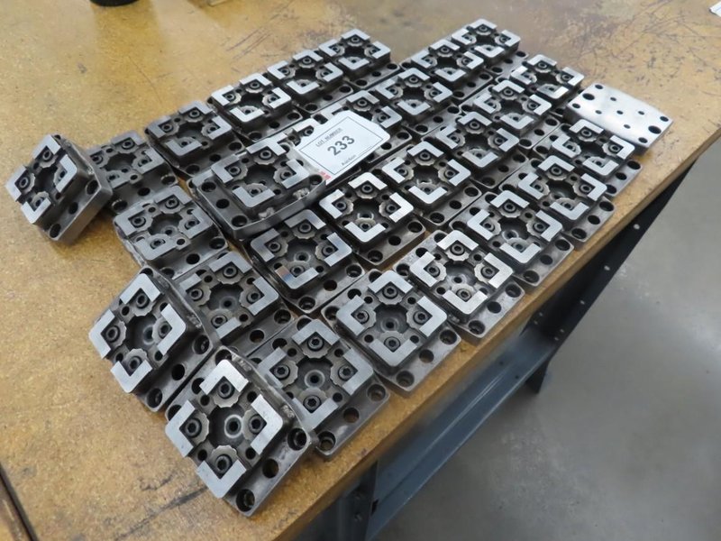 System 3R Macro Pallet / Electrode Holder w Shop Made Top Plates- Auction Item