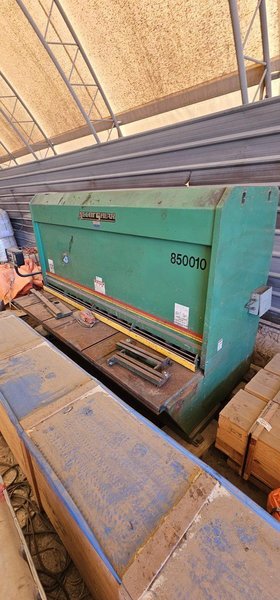 10′ x 1/2″ Accurshear 850010 Hydraulic Shear, 2000 – Backgauge