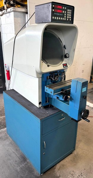 14" Deltronic Optical Comparator DH14-MPC, Surface Illumination, DRO