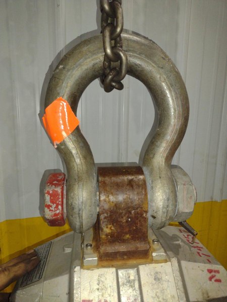 50,000 LBS MSI MODEL #6260CS TRANS-WEIGH WIRELESS LOAD CELL, FOR  CRANE SCALE: YOBRO #24762