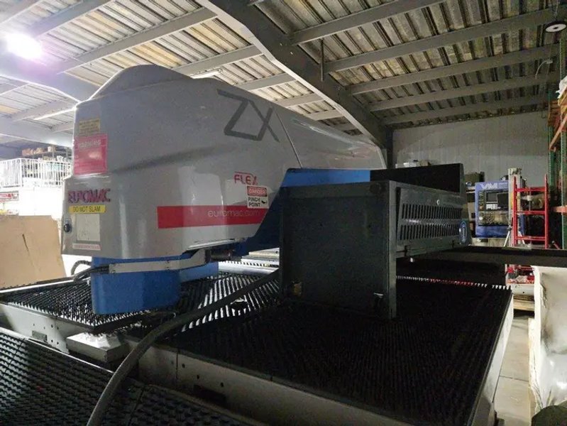USED EUROMAC ZX FLEX 33 TON CNC PUNCHING MACHINE WITH TOOL ROTATION