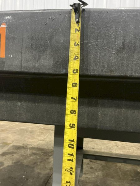 8' X 4' X 5" THICK BLACK GRANITE PRECISION INSPECTION TABLE: YOBRO #26198
