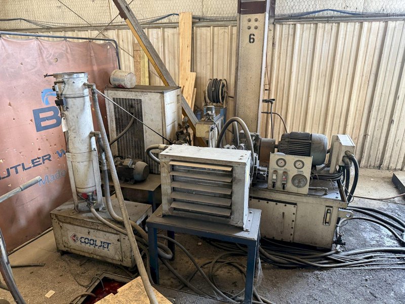5.1" HNK CNC HORIZONTAL BORING MILL, HBM, 63 x 160 table with built in rotary, FANUC CNC, 40 ATC, CTS