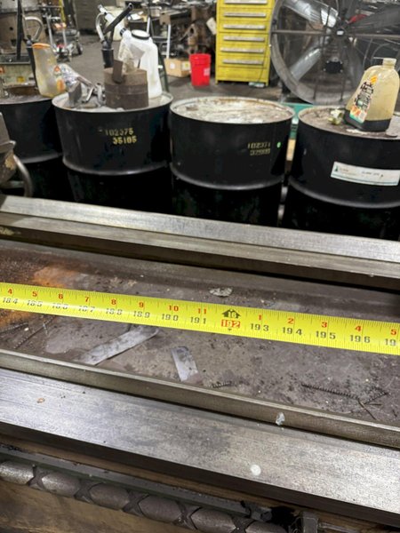 40/104" X 192/312" AXELSON SLIDING GAP ENGINE LATHE. STOCK #0888825