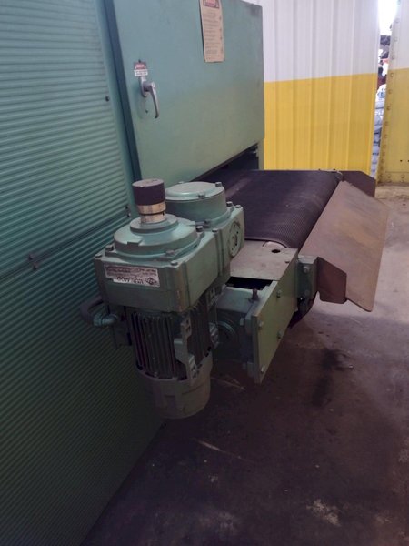 42" X 50 HP TIMESAVER MODEL #343-1SG  SLAG GRINDER BELT SANDER WITH HAMMOND DUST COLLECTOR: STOCK #17009