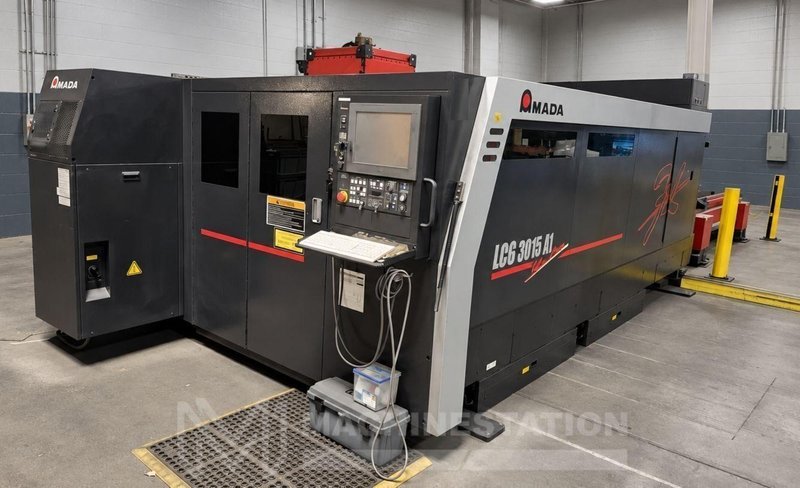 Amada LCG-3015AJ CNC Fiber Laser Cutting Machine – 2014