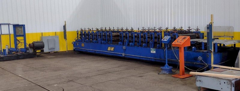 17 STAND X 4" X 48" B&amp;K MODEL #2B-35 RAFTED ROLLFORMER: STOCK #18127
