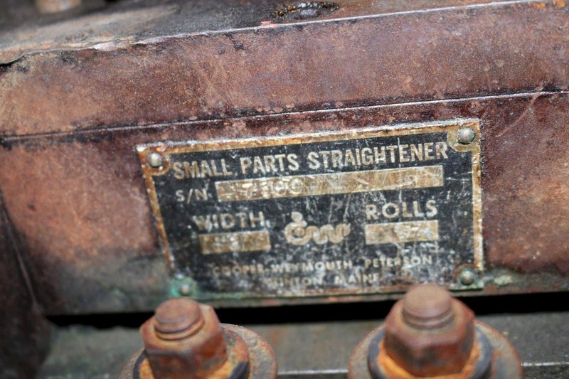 6" x .062" CWP 17 Roll Straightener