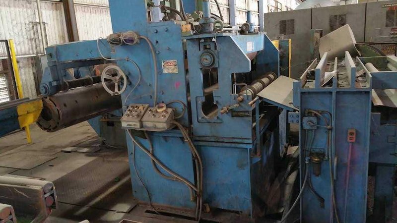 54" x 7.00" x 30,000# Braner Slitting Line STOCK#3217