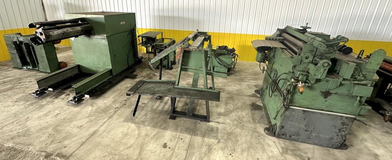 48" X 20,000 LBS RBI AUTOMATIC FEED DAHLSTROM CTL CUT TO LENGTH LINE ENTRY: STOCK #19768