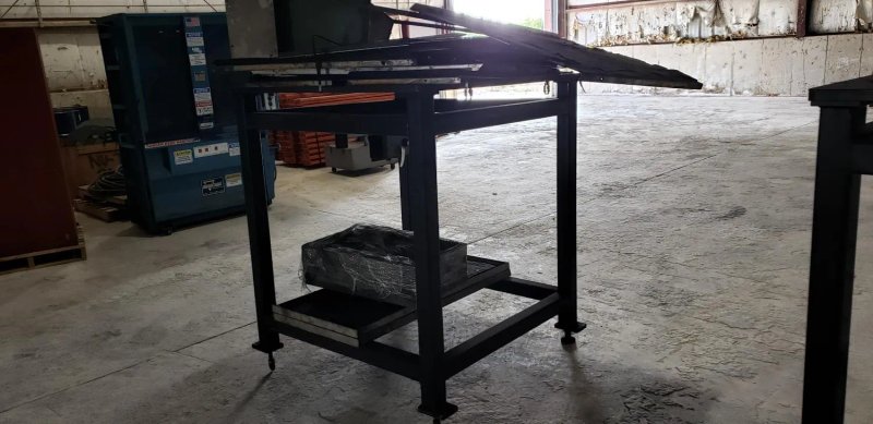Bowl Stand 46 x 46 x 54 ½ w/enclosure