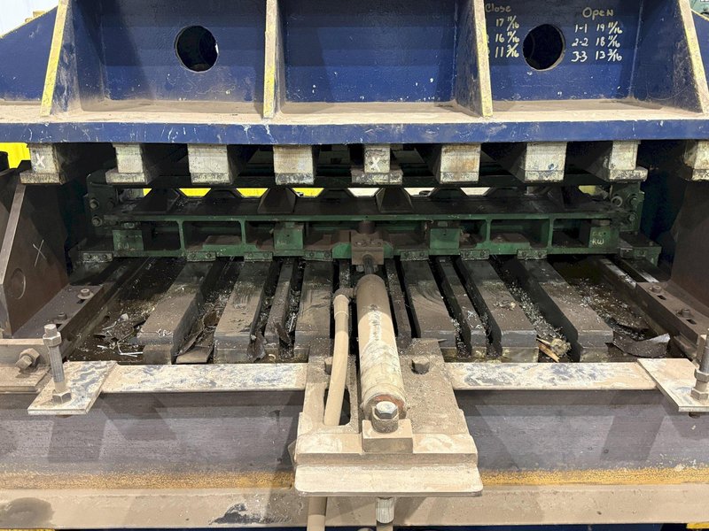 100 TON X 64" WIDE STAMCO MODEL #810-64 CUTOFF PRESS, WITH AIR CLUTCH: YOBRO #24793