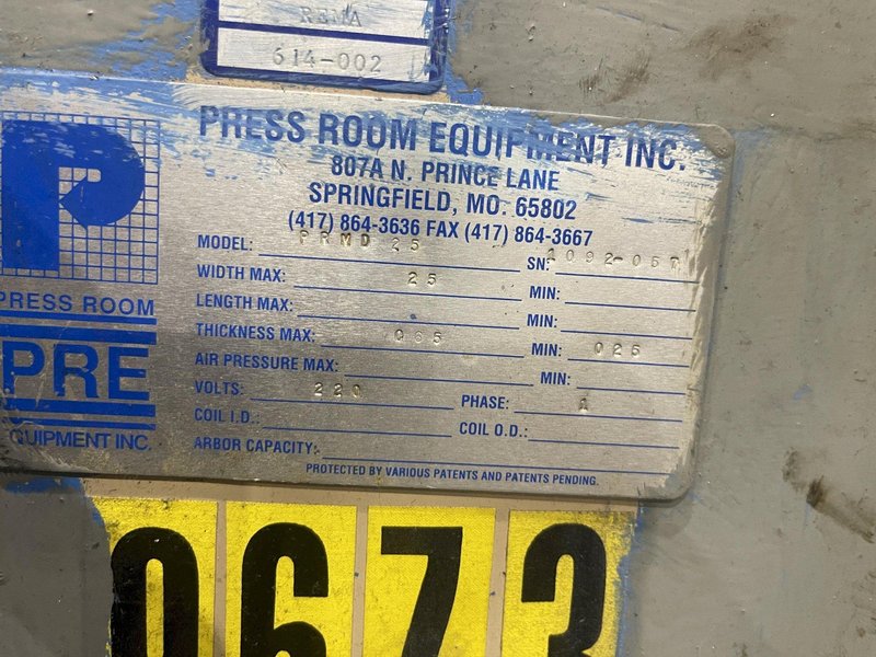 FENN ROLLING MILL LINE: STOCK #75656