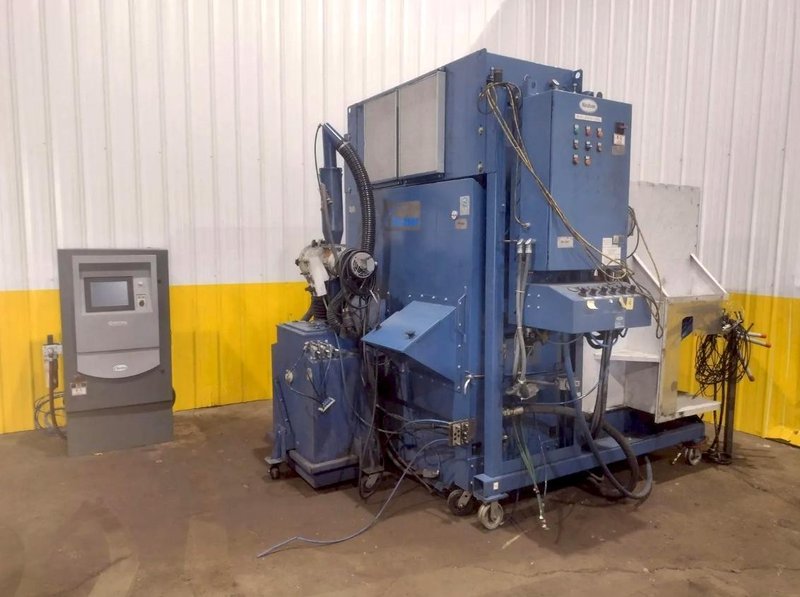 NORDSON POWDER COAT PAINT SYSTEM WITH FEEDER &amp; I-CONTROL. STOCK # 0985326