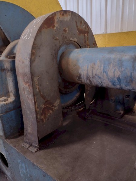 30,000 LBS X 48" YODER PULL OFF UNCOILER / COIL REEL: STOCK #16920